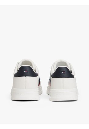 Tenis Blanco De Texturas Mixtas Tommy Hilfiger
