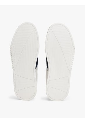 Tenis Blanco De Texturas Mixtas Tommy Hilfiger