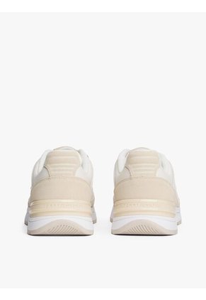 Tenis Beige Casual Fashion Runner En Cuero Tommy Hilfiger