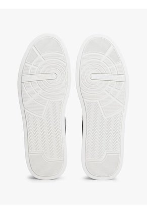 Tenis Azul De Tenis En Cuero Texturizada Tommy Hilfiger