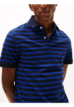 Polo Azul 1985 De Corte Regular Tommy Hilfiger