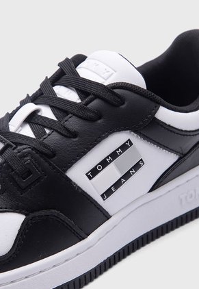 Tenis Lifestyle Negro-Blanco TOMMY HILFIGER Retro Low Fancy