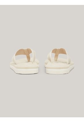 Sandalias Beige Con Logo Gráfico Tommy Hilfiger
