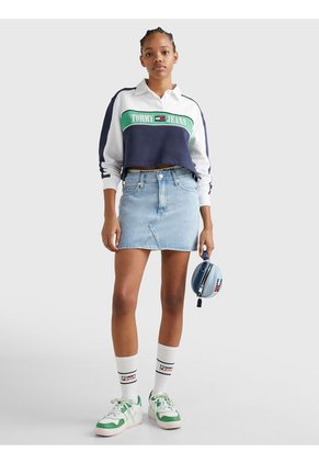 Minifalda De Jeans Izzie Con Parche Para Mujer Tommy Jeans