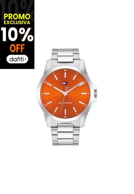 Reloj Tommy Hilfiger Modelo 1710678 Plateado Hombre