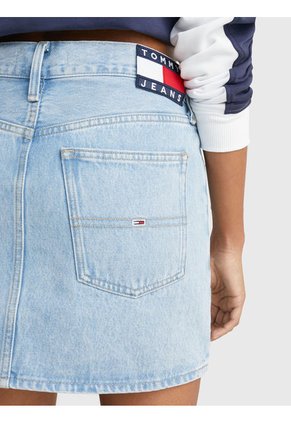 Minifalda De Jeans Izzie Con Parche Para Mujer Tommy Jeans