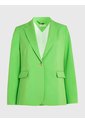 Americana De Traje Con Botonadura Sencilla Mujer Verde Tommy Hilfiger de Tommy Hilfiger