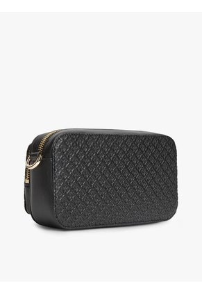 Bolso Negro Cruzado Tipo Cámara Con Monogramas TH Tommy Hilfiger