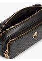 Bolso Negro Cruzado Tipo Cámara Con Monogramas TH Tommy Hilfiger de Tommy Hilfiger