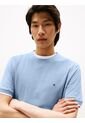Camiseta Azul De Corte Slim Con Logo Tommy Hilfiger de Tommy Hilfiger