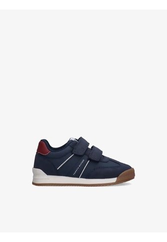 Tenis Azul Para Niño De Corte Bajo Con Cierre De Velcro Tommy Hilfiger Tommy Hilfiger