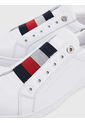 Tenis Sin Cordones Con Panel Elástico Blanco Tommy Hilfiger de Tommy Hilfiger