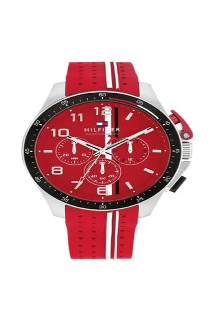 Reloj Tommy Hilfiger Modelo 1792170 Rojo Hombre