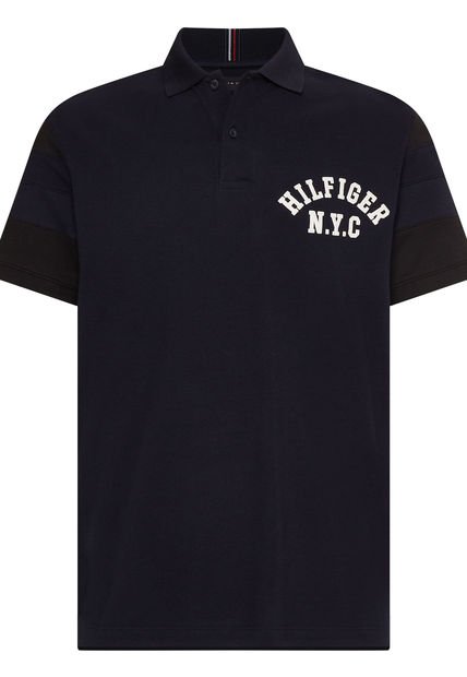 Polo Heritage Con Manga Corta Azul Tommy Hilfiger