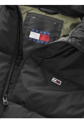 Chaqueta Negra Acolchada Plegable Tommy Jeans