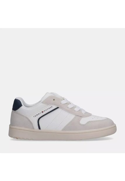 Tenis Multicolor Para Niño De Corte Bajo Con Logo Tommy Hilfiger
