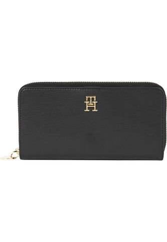 Cartera Chic Grande Con Monograma Negro Tommy Hilfiger Tommy Hilfiger