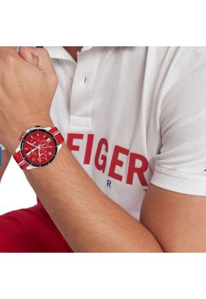 Reloj Tommy Hilfiger Modelo 1792170 Rojo Hombre