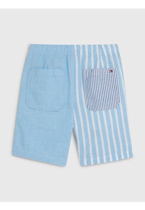 Pantalón Corto De Rayas En Popelín Con Cordón Niño Tommy Hilfiger