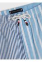 Pantalón Corto De Rayas En Popelín Con Cordón Niño Tommy Hilfiger de Tommy Hilfiger