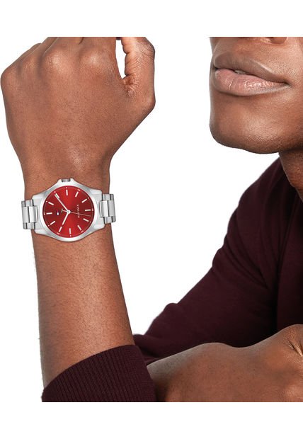 Reloj Rojo De Tommy Hilfiger Para Hombre Rojo Tommy Hilfiger