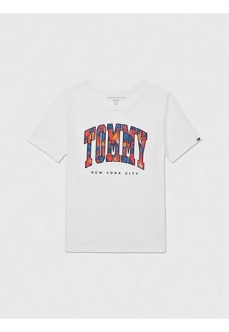 Camiseta Blanca Estampada Para Niño Tommy Hilfiger Tommy Hilfiger