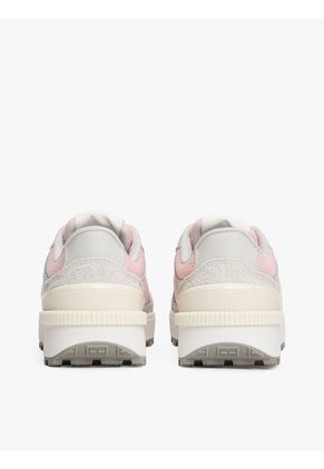 Tenis Rosa Deportivas Robustas De Ante Tommy Hilfiger