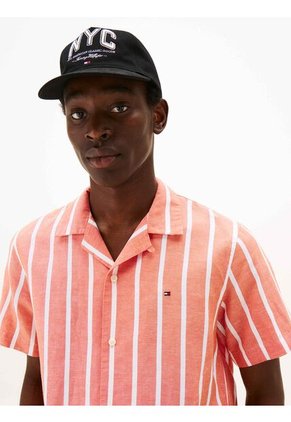 Gorra Negra De Béisbol Con Logo Y Cinco Paneles Tommy Hilfiger