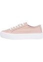 Tenis Rosa De Cordones Con Plataforma Tommy Hilfiger de Tommy Hilfiger