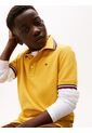 Polo Amarillo Manga Corta Con Logo Tommy Hilfiger de Tommy Hilfiger