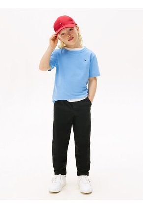 Camiseta Celeste Nantucket De Cuello Redondo Con Logo Tommy Hilfiger