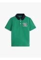 Polo Verde Manga Corta Con Logo Gráfico Tommy Hilfiger de Tommy Hilfiger
