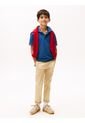 Polo Azul Manga Corta Con Logo Tommy Hilfiger de Tommy Hilfiger
