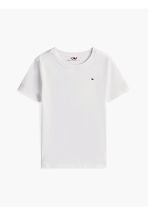 Camiseta Blanca Nantucket De Cuello Redondo Con Logo Tommy Hilfiger