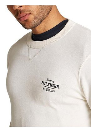 Saco Blanco Con Logo Gráfico En El Pecho Tommy Hilfiger