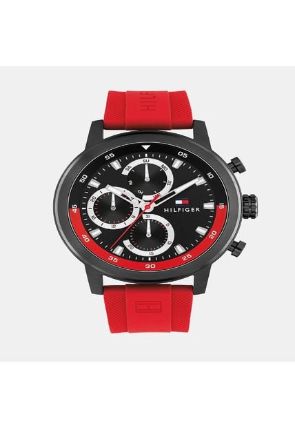 Reloj Tommy Hilfiger Modelo 1792178 Rojo Hombre