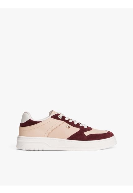Tenis Marrón De Ante Con Suela Cupsole Tommy Hilfiger