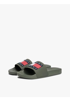 Sandalias Gris Con Parche Essential Tommy Hilfiger
