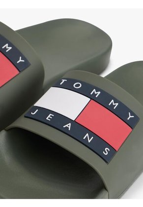 Sandalias Gris Con Parche Essential Tommy Hilfiger