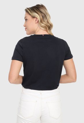 Camiseta Azul Oscuro-Blanco Tommy Hilfiger