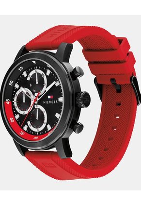Reloj Tommy Hilfiger Modelo 1792178 Rojo Hombre