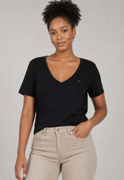 Camiseta TOMMY HILFIGER Negro