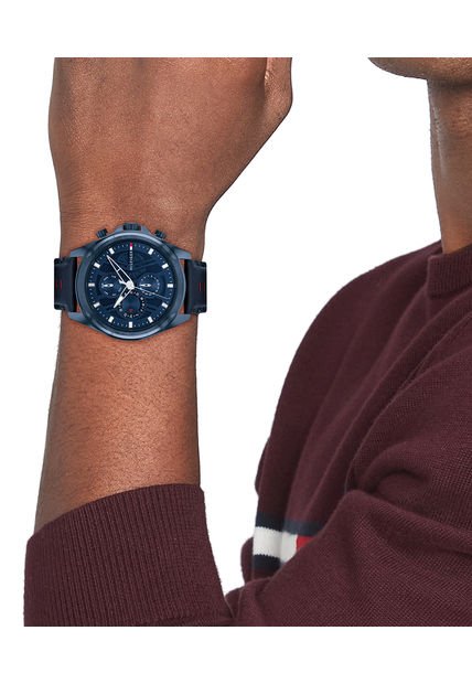 Reloj Azul De Tommy Hilfiger Para Hombre Azul Tommy Hilfiger