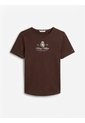 Camiseta Marrón Varsity De Corte Slim Tommy Hilfiger de Tommy Hilfiger