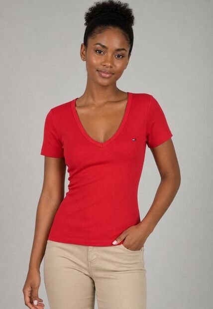 Camiseta TOMMY HILFIGER Rojo