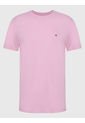 Camiseta De Corte Regular En Algodón Hombre Rosa Tommy Hilfiger de Tommy Hilfiger