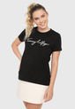Camiseta Negro-Blanco Tommy Hilfiger de Tommy Hilfiger