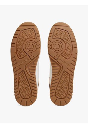 Tenis Blanco De Baloncesto Con Suela De Tacos Tommy Hilfiger