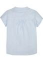 Camiseta Con Logo De Rayas Náuticas Niña Celeste Tommy Hilfiger de Tommy Hilfiger