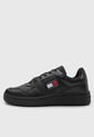 Tenis Lifestyle Tommy Hilfiger Retro Basket Negro de Tommy Hilfiger